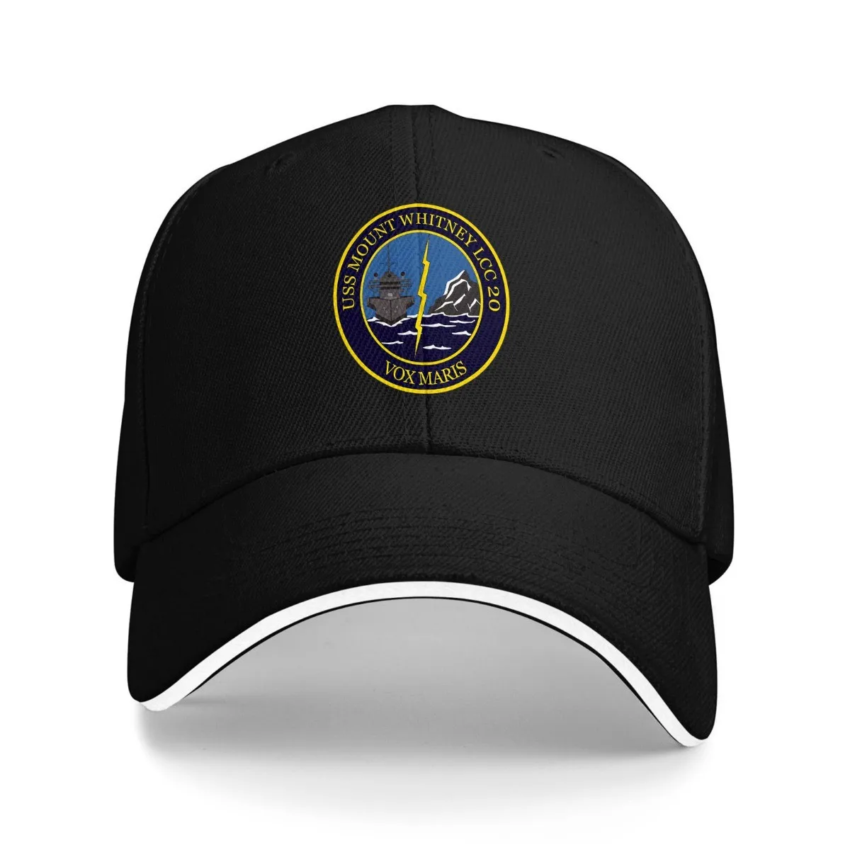 

USS Mount Whitney LCC 20 Vox Maris Baseball Cap Adult Polyester Casual Adjustable Sports Hat