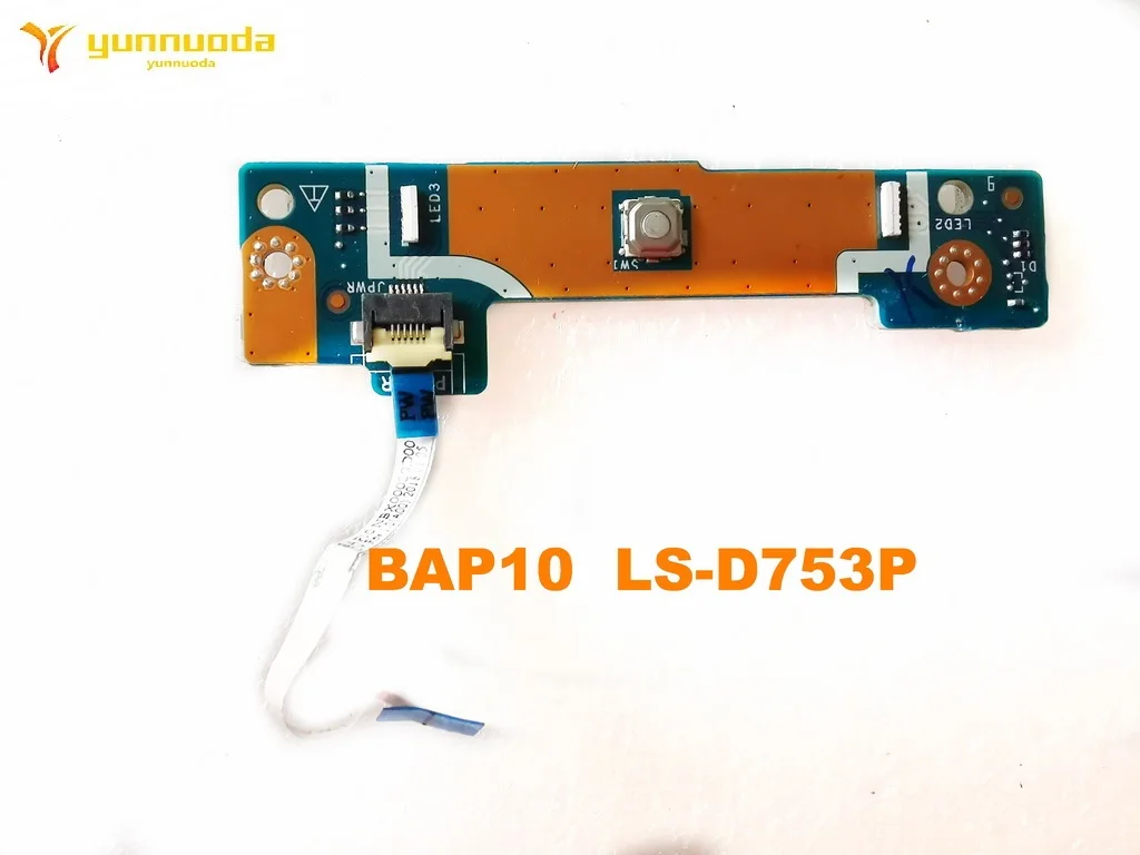 LS-D753P LS-D754P FOR Dell FOR Alienware 15 R3 Power Button Board with Power Button Board BAP10  LS-D753P  tested good