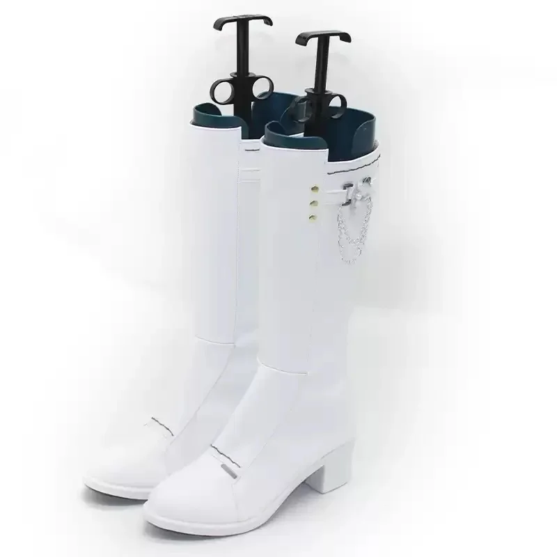 

IDS3Love and Deepspace Rafayel Cosplay Shoes Roleplay Long White Boots for Men Women Halloween Party Con TT'1