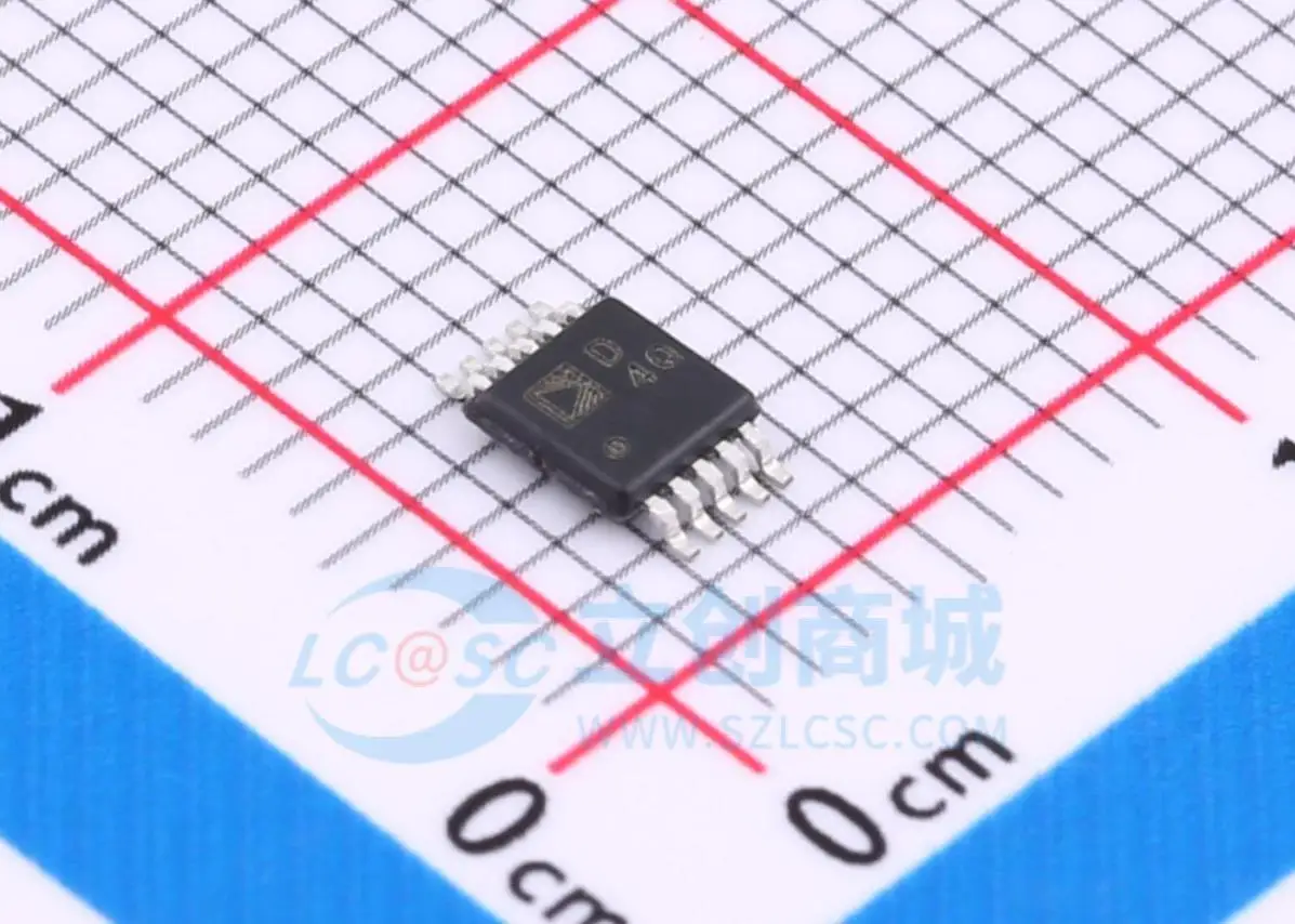 4PCS AD5259BRMZ10-R7 silk screen D4Q digital potentiometer chip package MSOP-10 brand new original