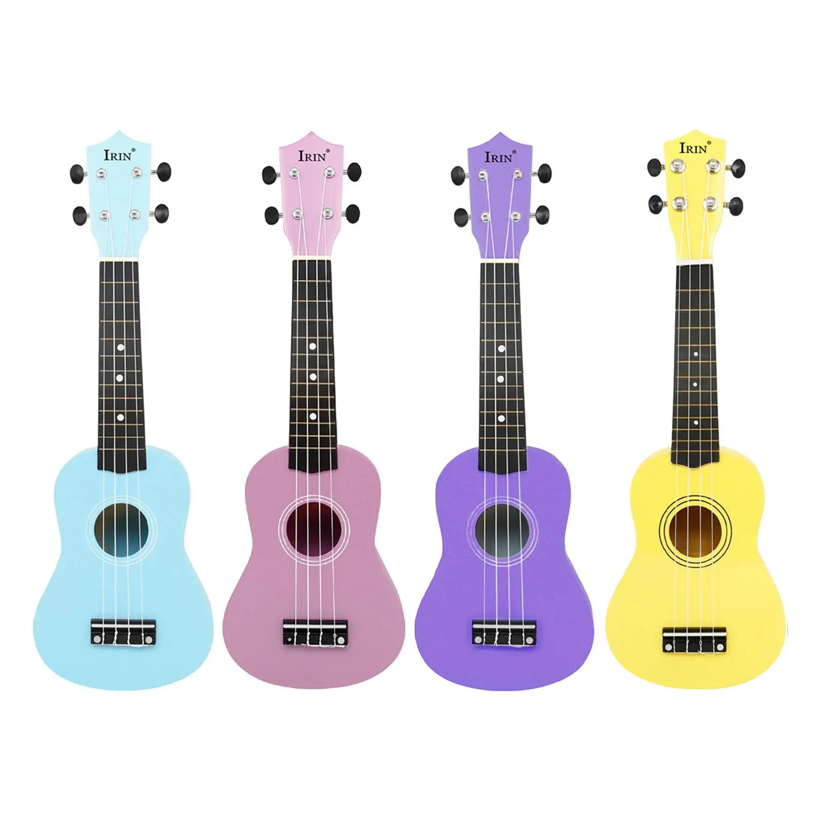 Kids Guitar Toy 4 String Mini Guitar, Developmental 21.26'' Wood Ukelele Musical Instrument for Early Educational Musical