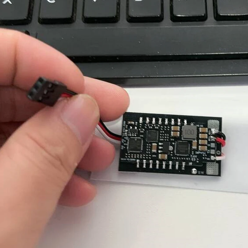 2-7S 80A AM32 ESC w 4 Uds 50V100uf condensador 5/7,4 V 4A BEC baja velocidad alto par para Turbofan FPV Drone RC Crawler Mosquito Cars