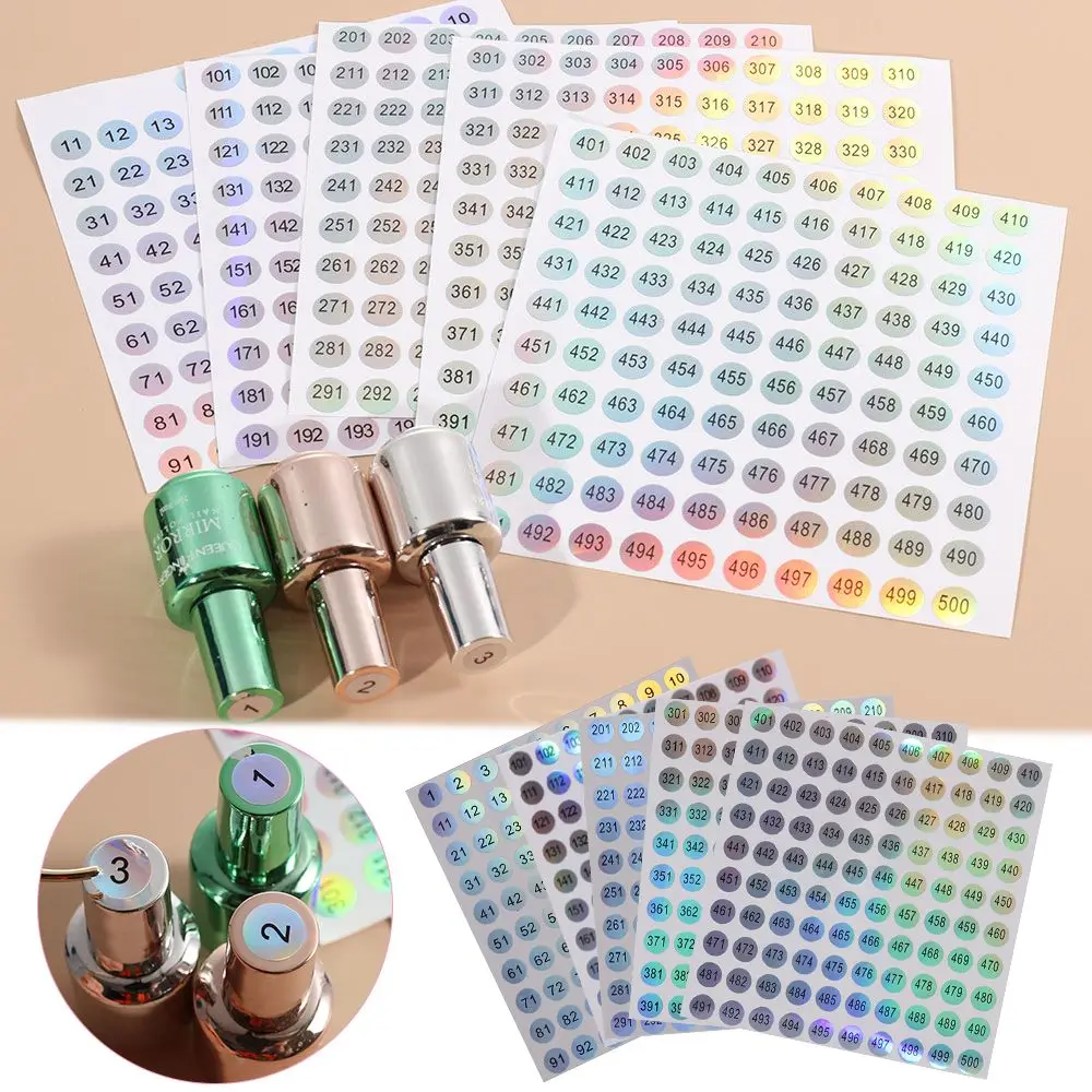 Classification Sticky Box Paper Diamond Paint Storage Distinguish Package Label Waterproof Tags Number Stickers Digital Label