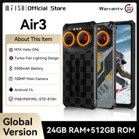 IIIF150 Air3 Rugged Phone Android 14 Smartphone MTG G96 24GB RAM 512GB ROM 100MP Camera 30W Fast Charging Dynamic Island Phone