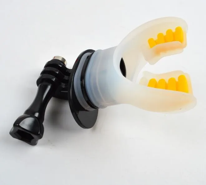 Go pro răng miệng phong cách núi lướt lặn shoot bộ surf dummy cắn cho gopro hero 4 3 3 + 2 sj4000 sj5000