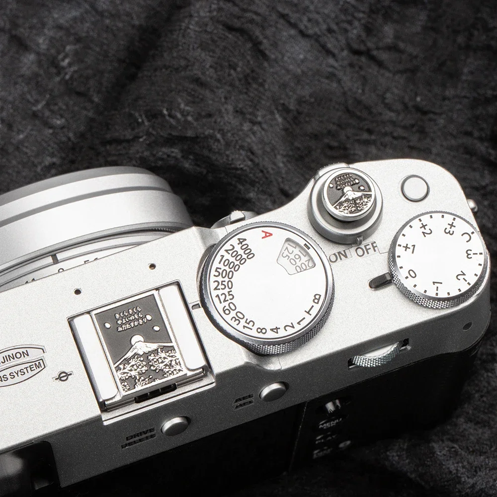 

Camera Metal Hot Shoe Cover Shutter Button For Canon R50V Nikon Z502 Z8 Z63 Z52 ZF Fuji Lumix Sony Photography Accessories