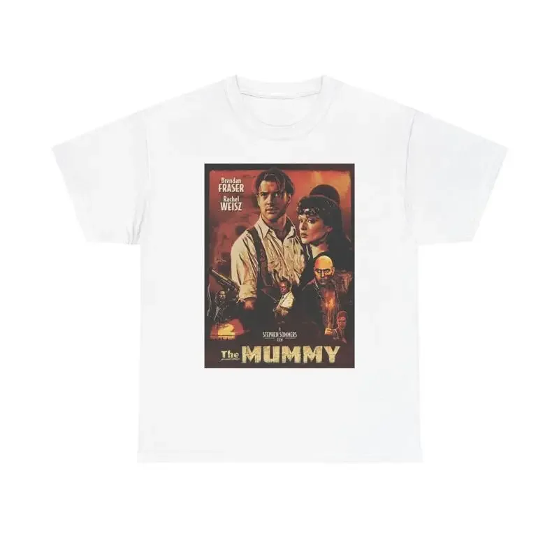 The Mummy T Shirt Egypt Retro Movie Poster 90S Heavy Cotton