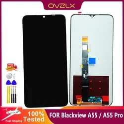 Pantalla LCD Original de 6,53 pulgadas para Blackview A55, montaje de digitalizador con pantalla táctil, repuesto para Blackview A55, herramientas