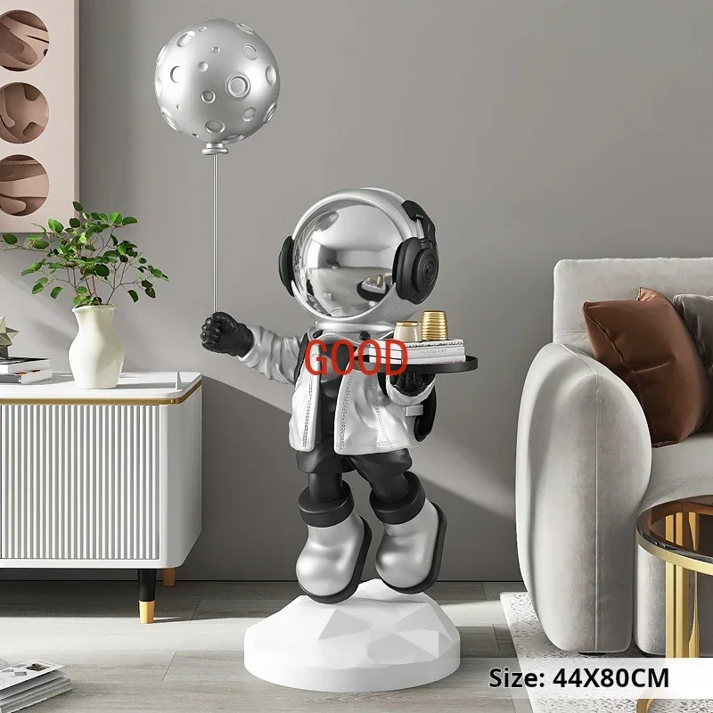 

Creative astronaut sofa side table living room Floor Decorative tables Resin storage small table Light luxury art ornament gift