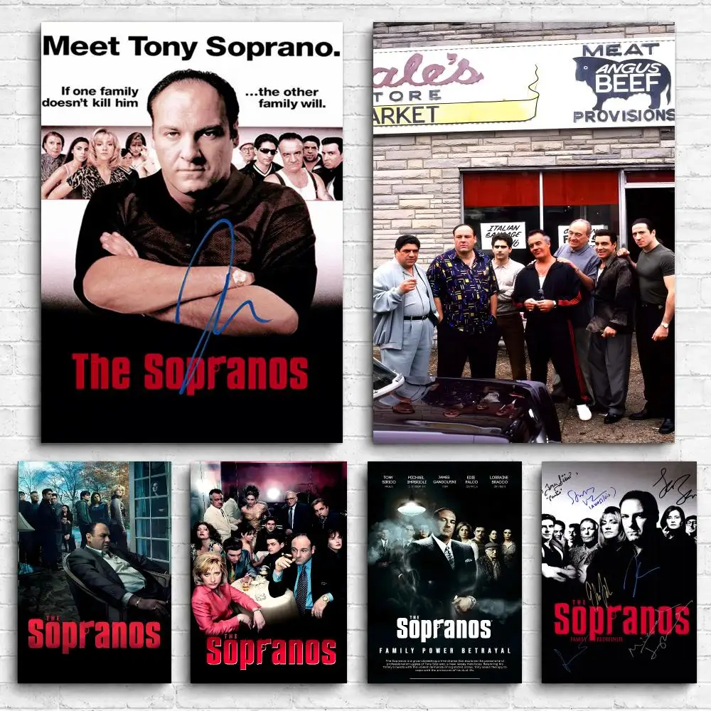 Klassischer Film „The S-Sopranos“ Gerahmtes Wandbild Leinwand-Poster Fertig zum Aufhängen Wandkunst für Schlafzimmer Wohnzimmer Heimdekoration Geschenk