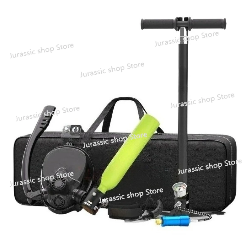 

Scuba Diving Air Tank Composition Underwater Lung Air Tank Equipment Diving Masked with 0.5 L Air Pump Small Tank
