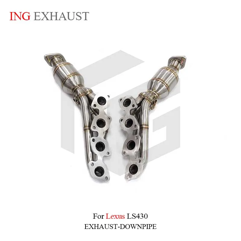 

For LEXUS LS430 ING Exhaust system Headers High flow Manifold exhaust pipe With Heat Shield Headers