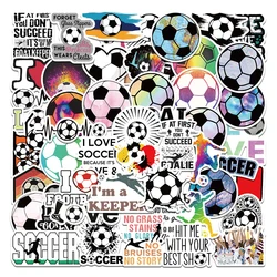 10/30/50/100PCS Soccer Football Sports Cartoon Stickers Decals Waterproof Graffiti Suitcase Laptop Stationery Cool Sticker Packs