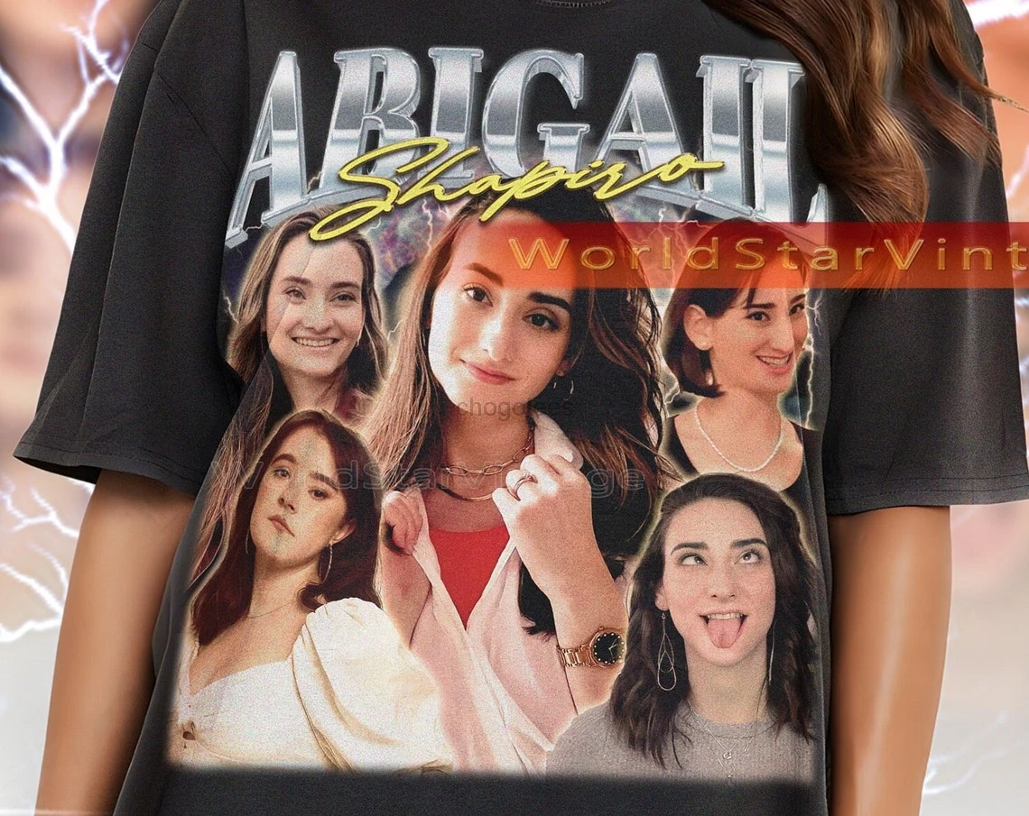 قميص عتيق من ABIGAIL SHAPIRO قميص Abigail Shapiro Homage تي شيرت Abigail Shapiro Fan تي شيرت Abigail Shapiro ريترو Abigail Shapiro هدية