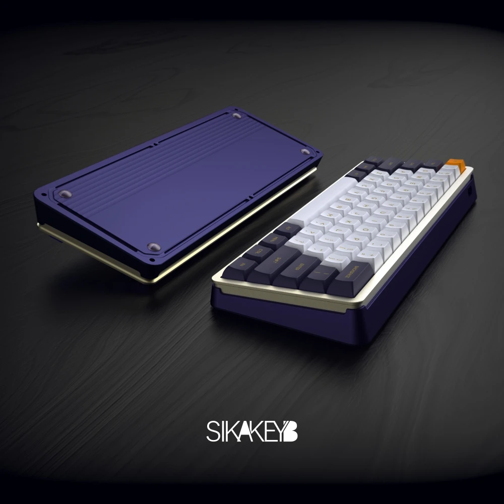 SIKAKEYB SK1 Castle 60 Mechanical keyboard kit hot swappable 2.4G BT compatible 5.0 with 2.4G Wireless Keyboard