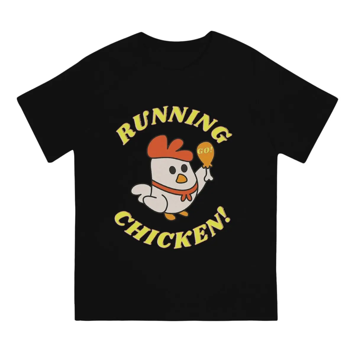 Sport Man's TShirt Chicken Run Crewneck Tops 100% Cotton T Shirt Funny Top Quality Gift Idea