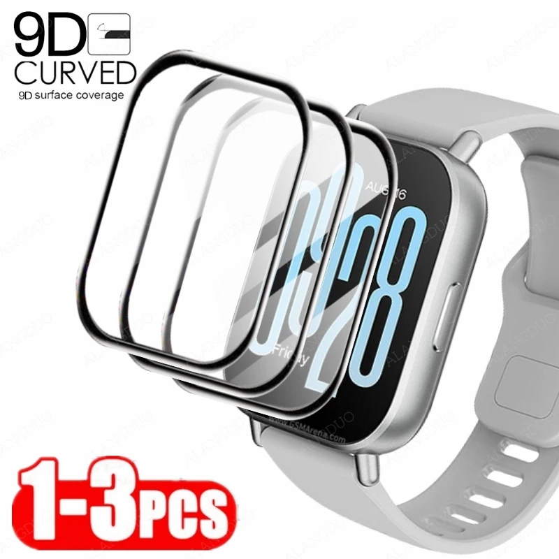 3D Film For Xiaomi Redmi Watch 5 Active Watch4 Watch3 Anti Fall Full Cover Screen Protector For RedMi Watch 5 Lite Soft Film