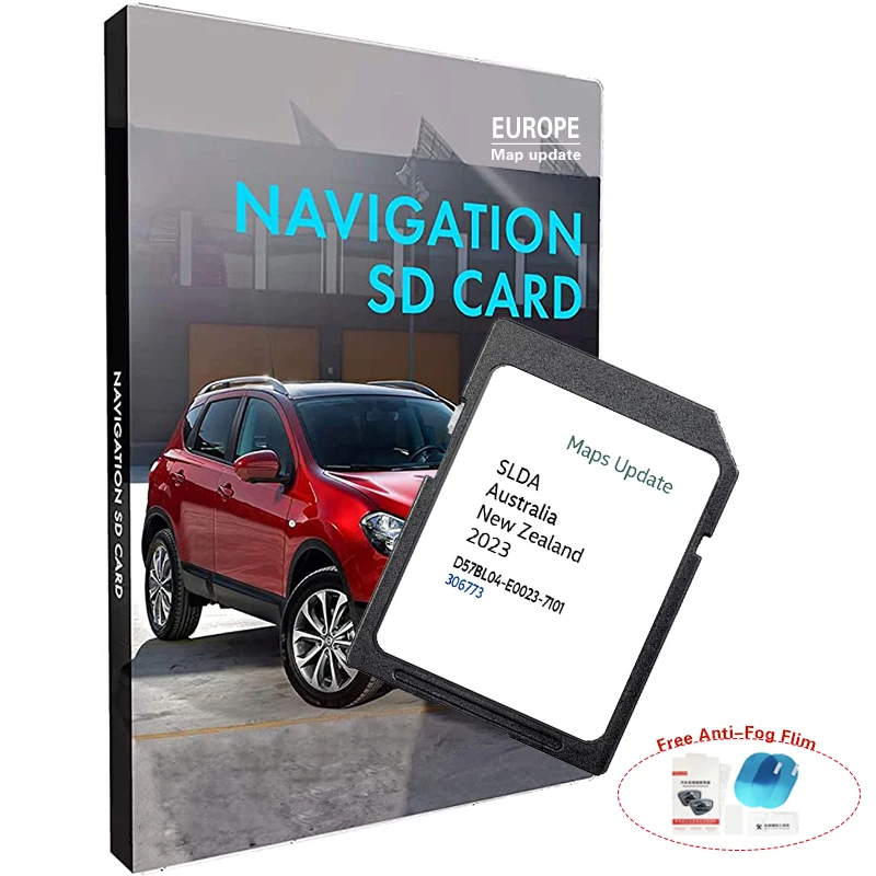 for Suzuki SLDA Baleno/Ignis/Jimny/SX4/Vitara/Swift Vehicle Update Navigation 2023 Sat Nav SD Card Australia New Zealand Map 8GB