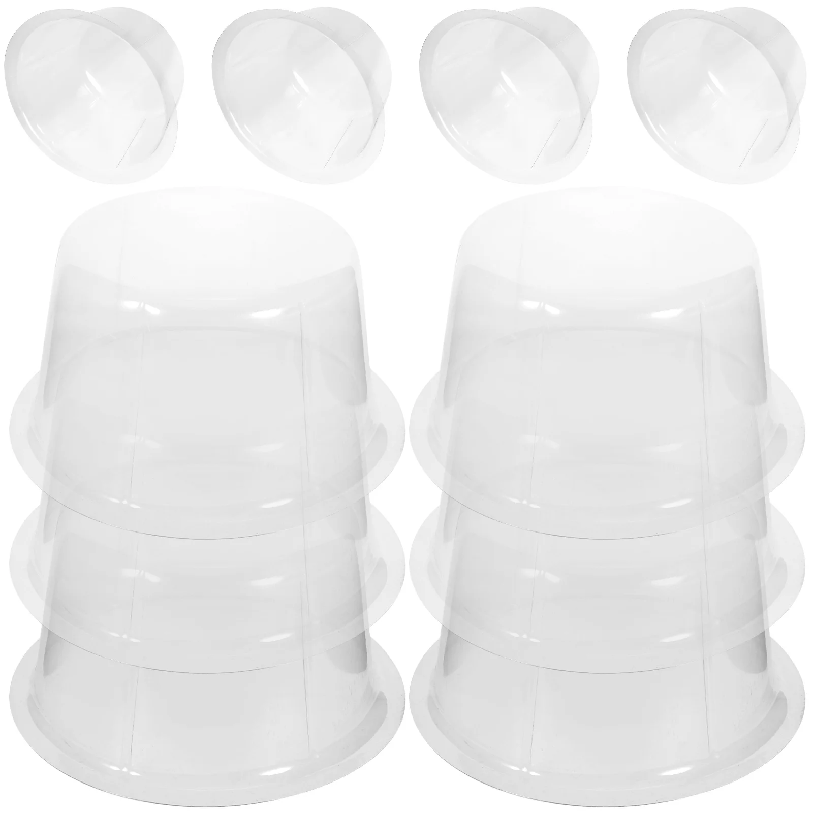 10 Pcs Accessories Pvc Plastic Hat Holder Round Head Fisherman Travel Caps Insert