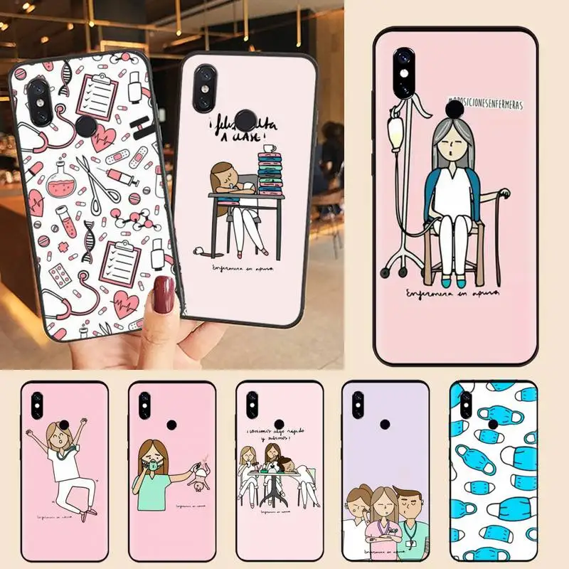 Medicine Doctor Nurse Phone Case For Xiaomi Redmi note 7 8 9 11 i t s 10 A poco f3 x3 E pro lite funda shell