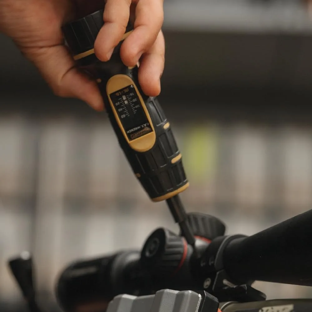 Chiave dinamometrica di precisione per armi da fuoco che accurano con misurazione pollici/libra, set di punte e custodia per montaggio su cannocchiale e Gu