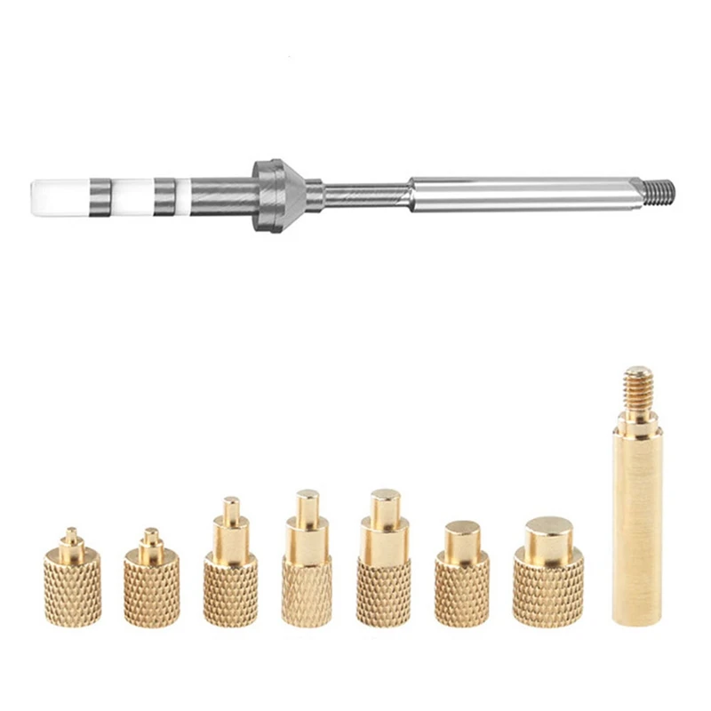 

Heat Insert Nut Iron Tip TS100 Soldering Iron Tip Insert Internal Thread Head M2-M8 Brass Hot Melt Insert Nut Insertion