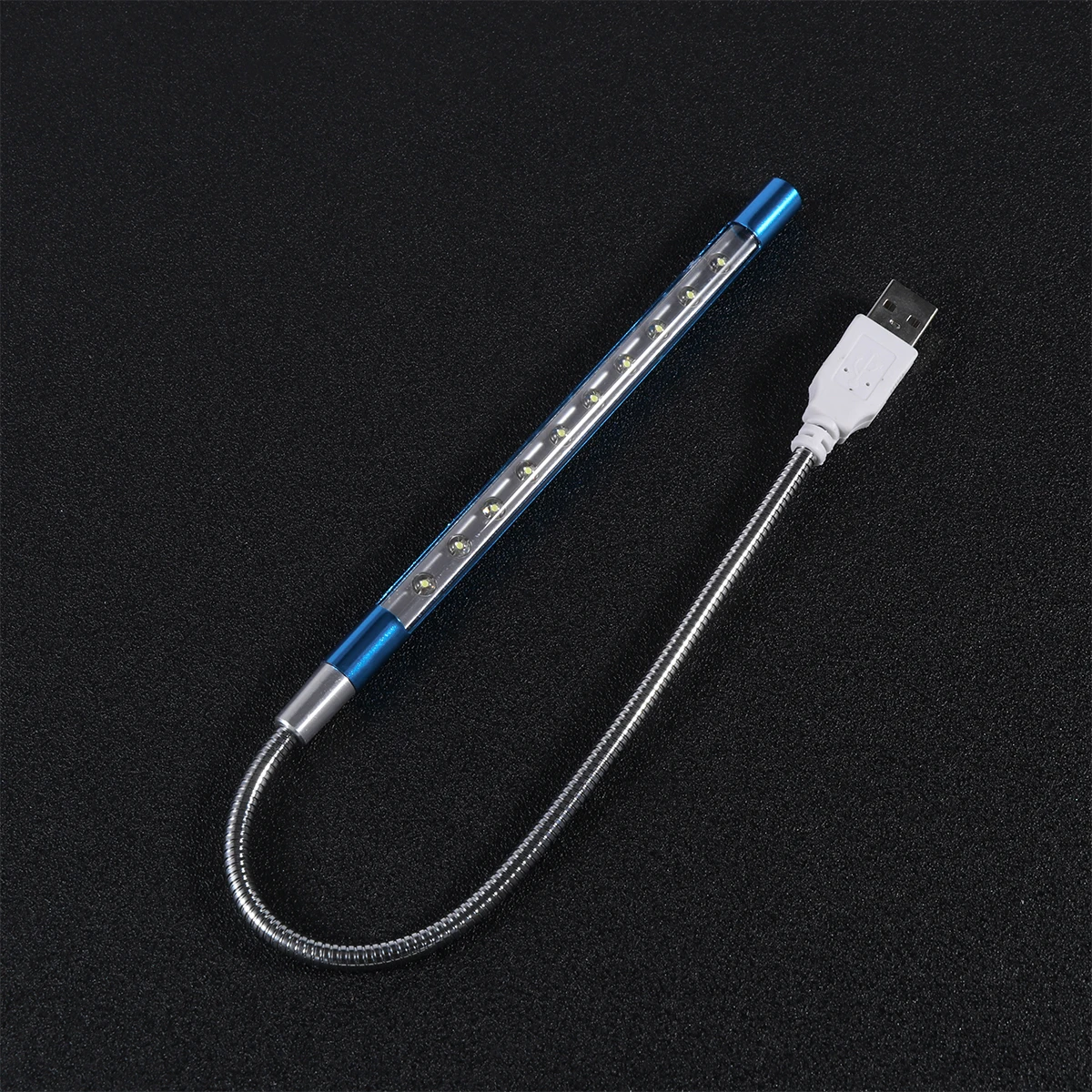 

360 Degree Rotating Usb Led Keyboard Lamp Blue Eye Protection Night Light For Laptop Small Table Usb Light