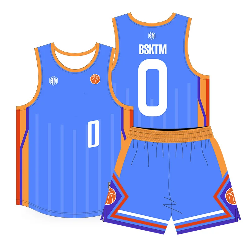 

BASKETMAN Customizable Basketball Sets Full Sublimation Printed Team Name Number Logo Jerseys Shorts Training Tracksuits Athlete