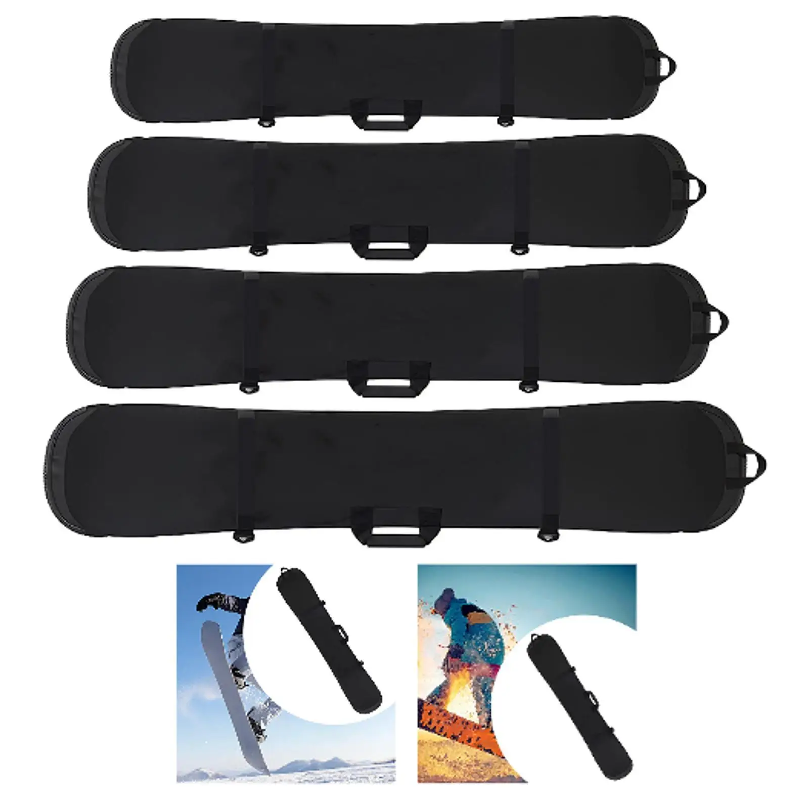 Snowboardhoes Ski-reistas Snowboardaccessoires met opbergtas met handvat