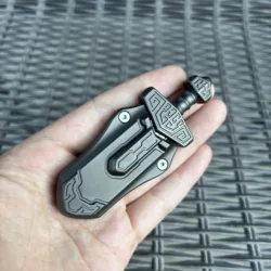 EDC Swords Mechanical Magnetic Push Slider Metal Toys Decompression Fidget Toys