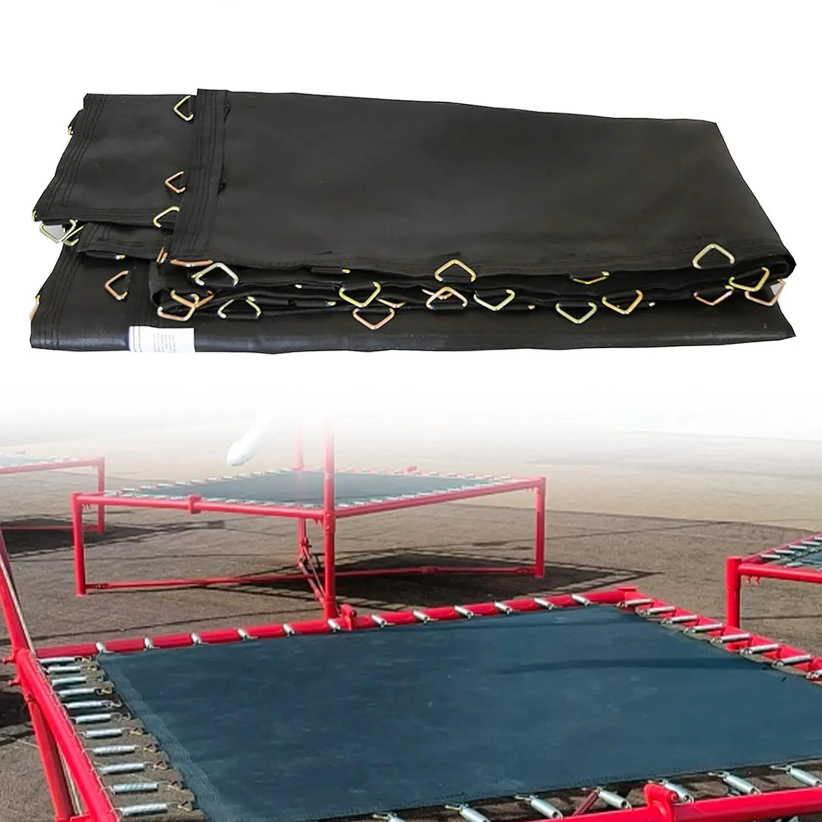 

Сменный коврик для батута подходит для прямоугольной рамы для батута, семейный коврик для батута, коврик для прыжков на батуте, ткань для прыжков на батуте