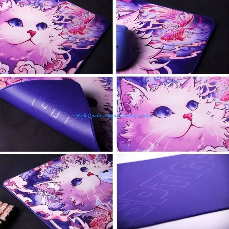 U2je High Precions Rubber Gaming Mouse Mats Tangdao Chiyu Muismatten met niet -slip rubberbasis voor gamers