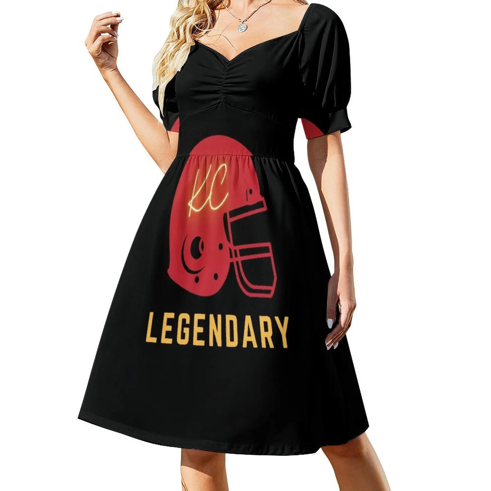 

kc legendary Short-Sleeved Dress women's fashion dresses womens clothing