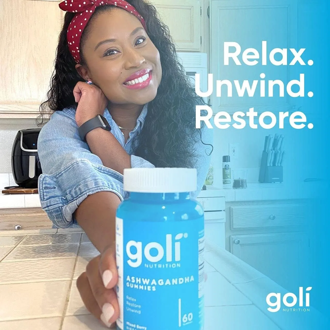 

Ashwagandha Gummies - Natural Mood and Focus Support, Natural Energy Supplement, Promote Anti-Stress Relief