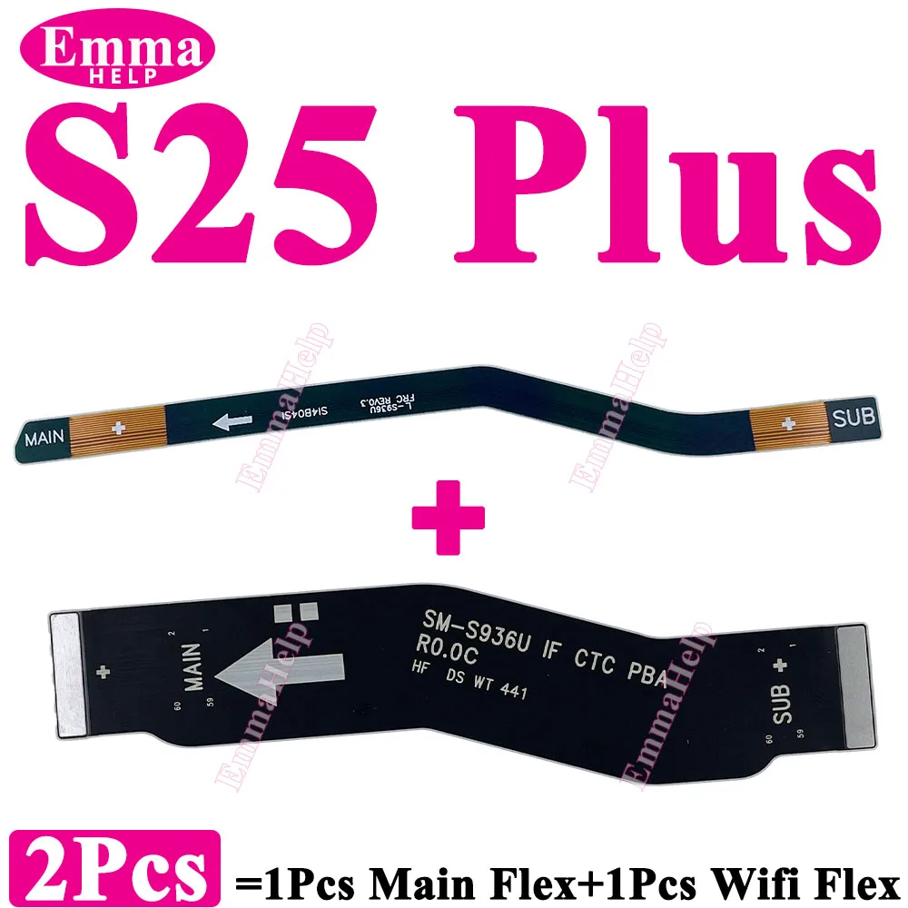 2Pcs Wi-Fi Signal Main Flex Cable For Samsung S25 Plus S25Ultra S938 S931 S936 S25Plus Antenna Main Board Connector Motherboard image 3