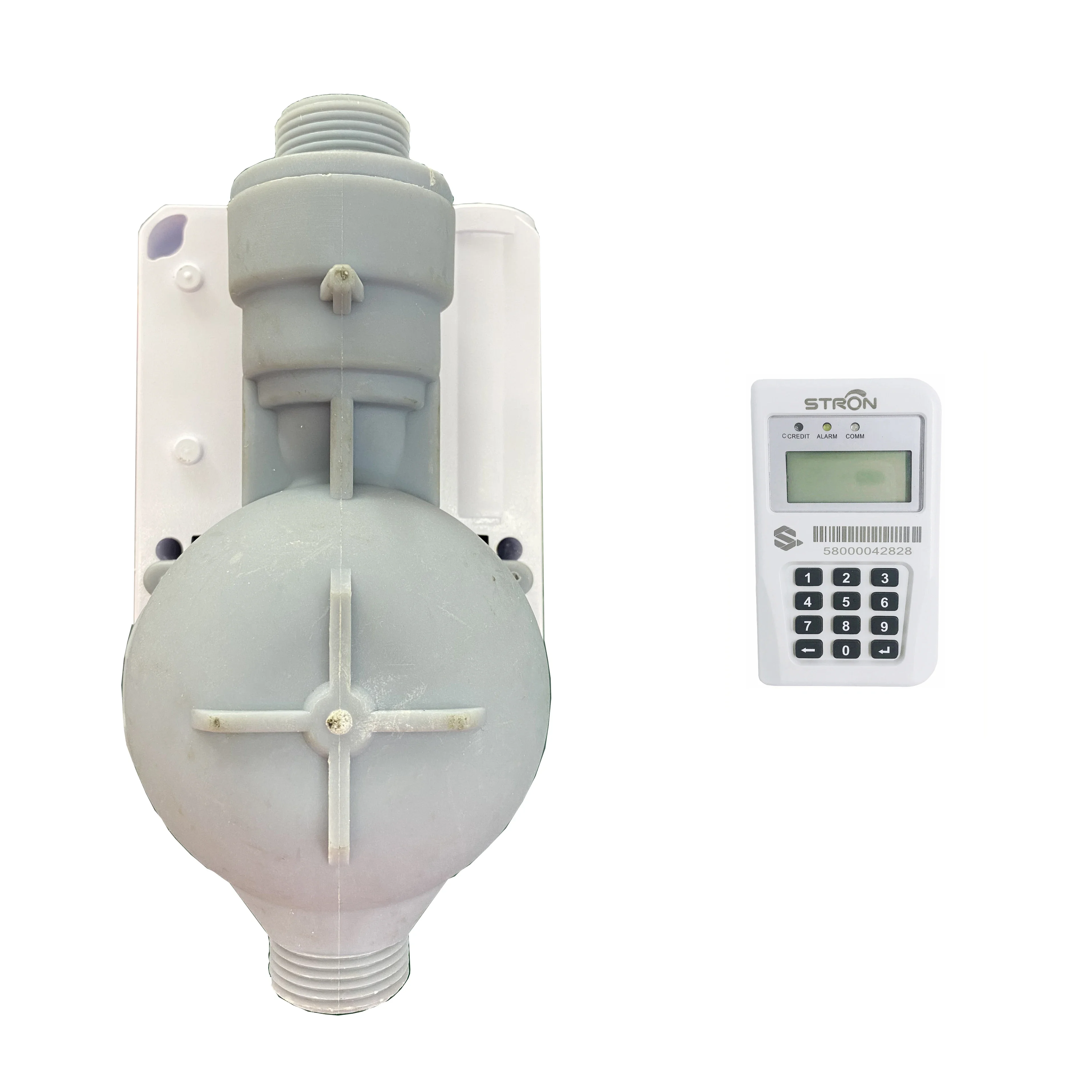 2025 hot sale Plastic Body Dry Dial Split Keypad Prepaid Water Meter with CIU