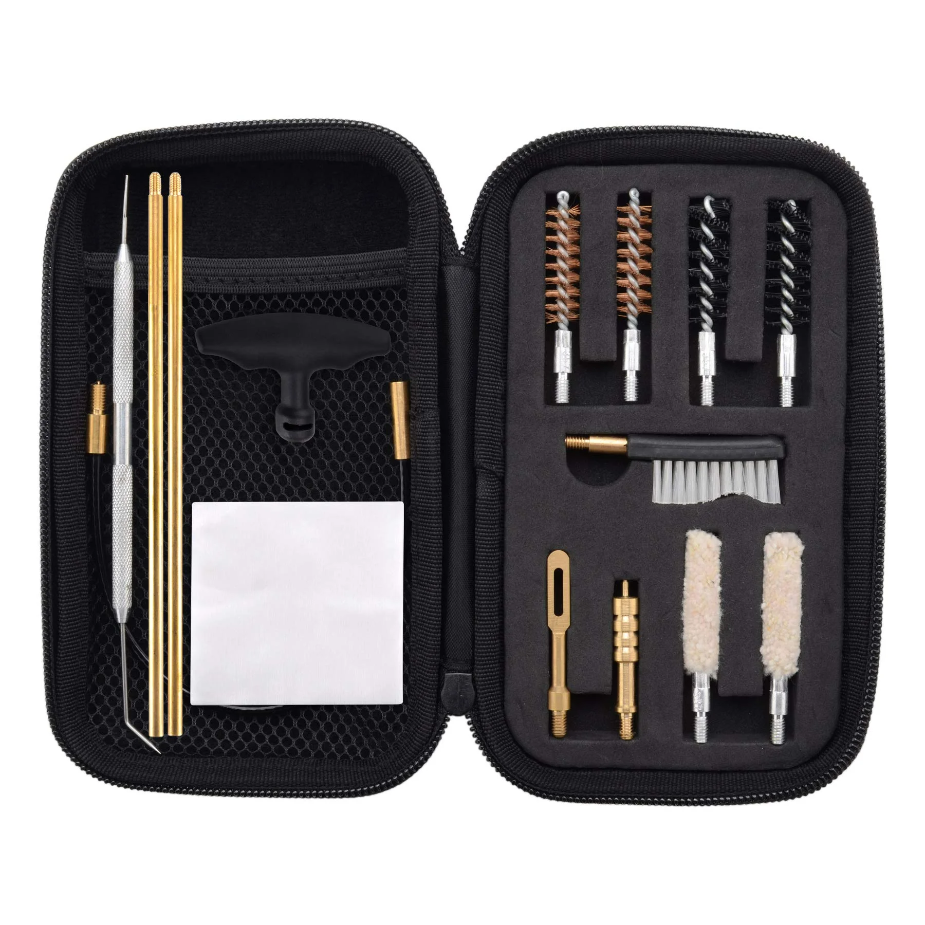 Raiseek Handgun Cleaning kit .357 Caliber Gun Cleaning Kit 9mm Pistol Cleaning Kit Bore Brush and Jag