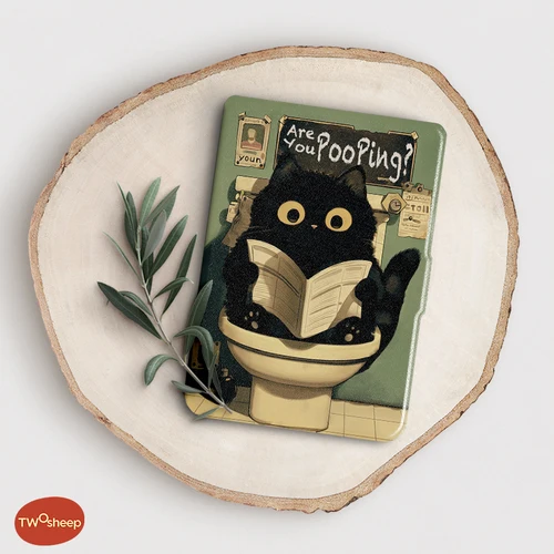 Imagen 2 del producto Funda Twosheep de 6 pulgadas para Kobo Clara BW Clara Color Clara 2E TPU con tapa magnética Auto Wake Sleep TPU funda suave estilo lindo gato