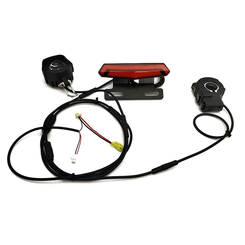 

24V/36V/48V/60V Horn Steering 9W Brake Light Waterproof Line Light Group For Bafang BBS01 BBS02