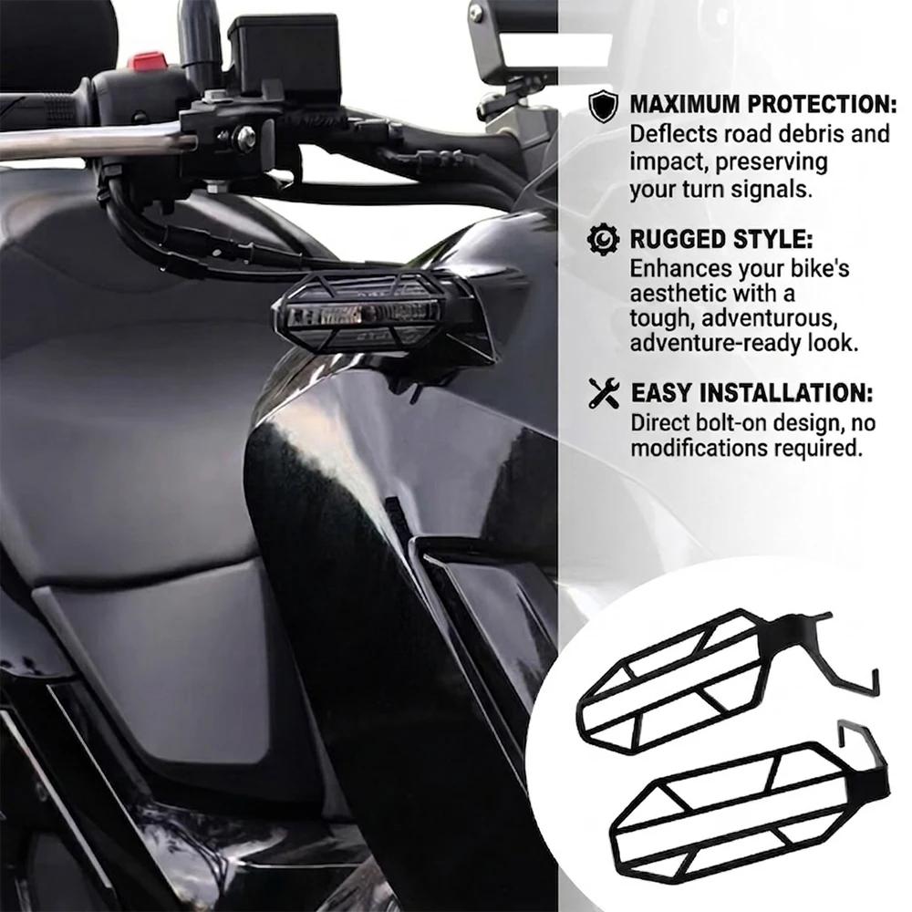 

FOR Honda NT1100 CB1000R CB650R CBR650R NC750X XL750 Motorcycle Turn Signal Light Guard Shield Lamp Cover Protector Accessories