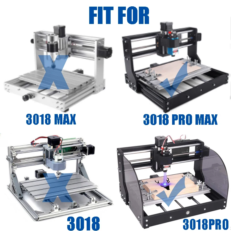 Imagem -05 - Atualização Kit para Fresadora Cnc Gravação Kit de Extensão para 3018 a 3040 Compatível com 3018 Pro