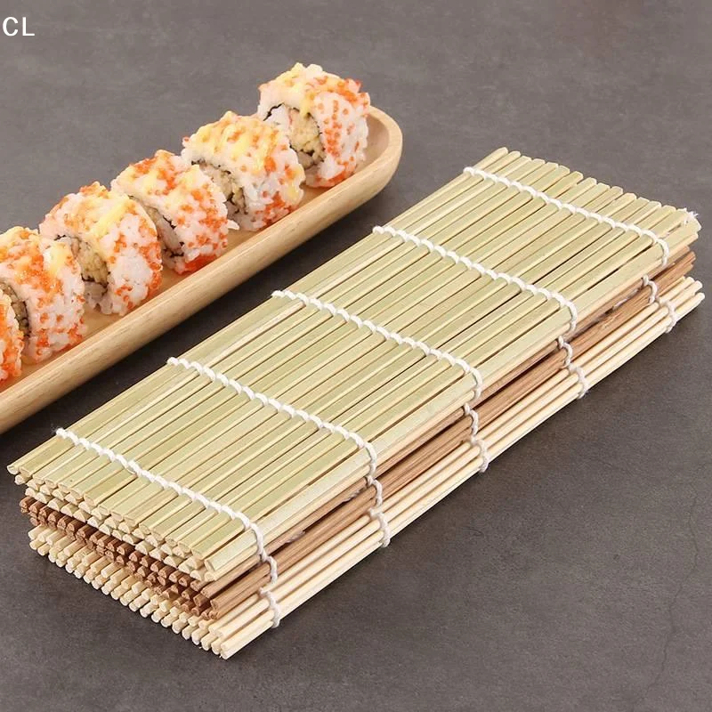 AttireTrove Grüne Sushi-Rollen mit Bambus-Sushi-Werkzeugset, Seetang-Reisform, Bambus-Sushi-Matte