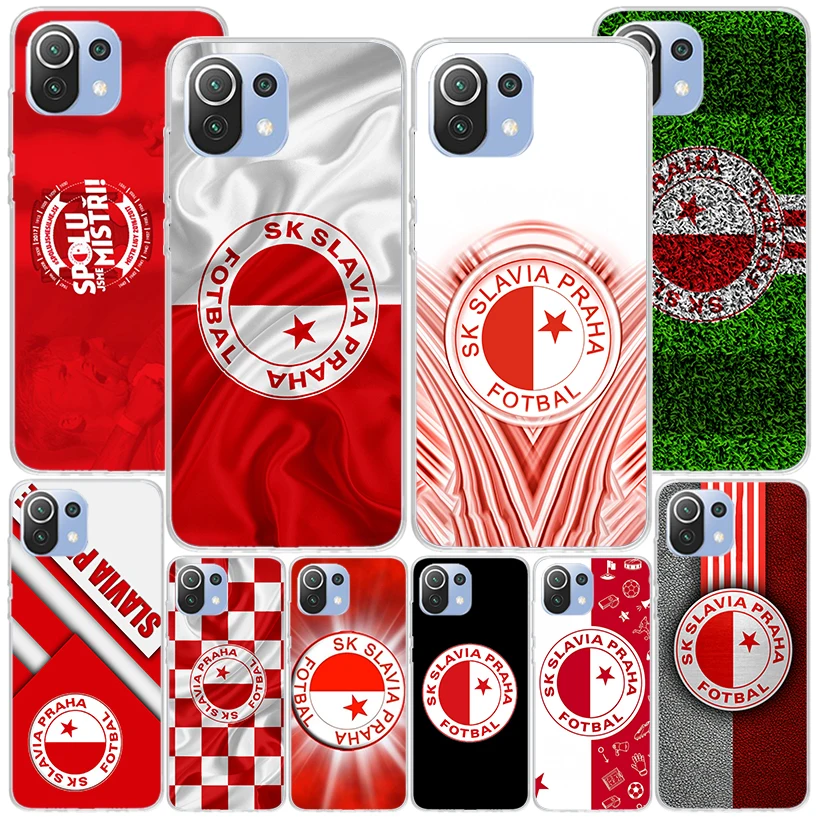 Sk Slavia Praha Czech Republic Phnoe Case for Xiaomi Mi 11T 12T 10T 9T Pro 13 12 11 A3 11i 8 9 10 Lite 12X 5X 6X Unique Cover Co