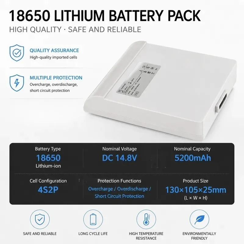 For AMOUI Security T6 Respirator Battery T6DC9600EN Replacement Power Pack Compatible with Gas Mask Ventilator Long Lasting