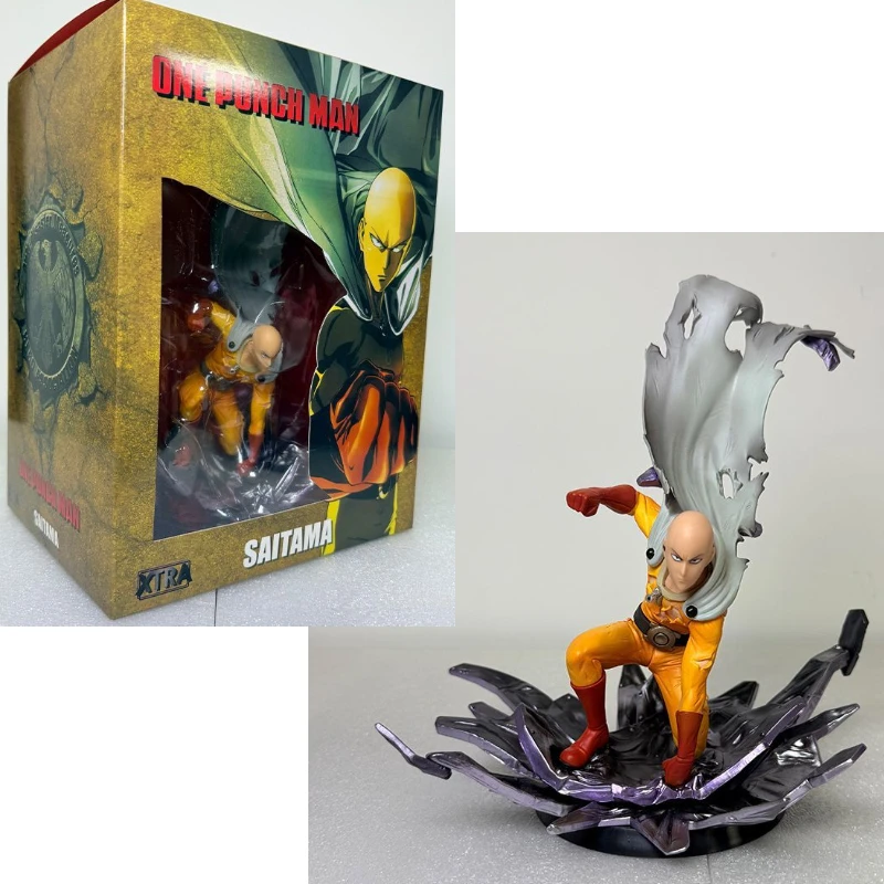 【 In Stock 】 One Punch Superman Qiyu Bald Cloak Hero Justice Execution Hero Anime Handmade Doll Gift Collection
