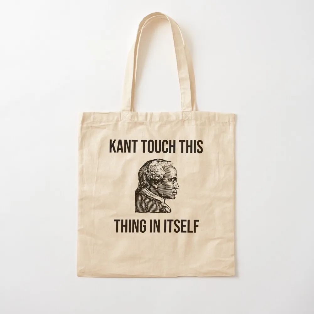 

Funny Immanuel Kant Philosophy Teacher Student Gift Tote Bag Cloth bag Women's shopper tote bag university Canvas Tote