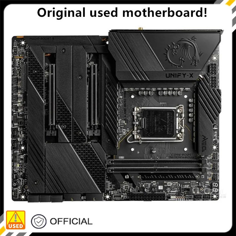 

For MEG Z690 UNIFY-X D5 Motherboard LGA 1700 For Intel Z690 DDR5 3.0 M.2 NVME Original Desktop Mainboard Used Mainboard