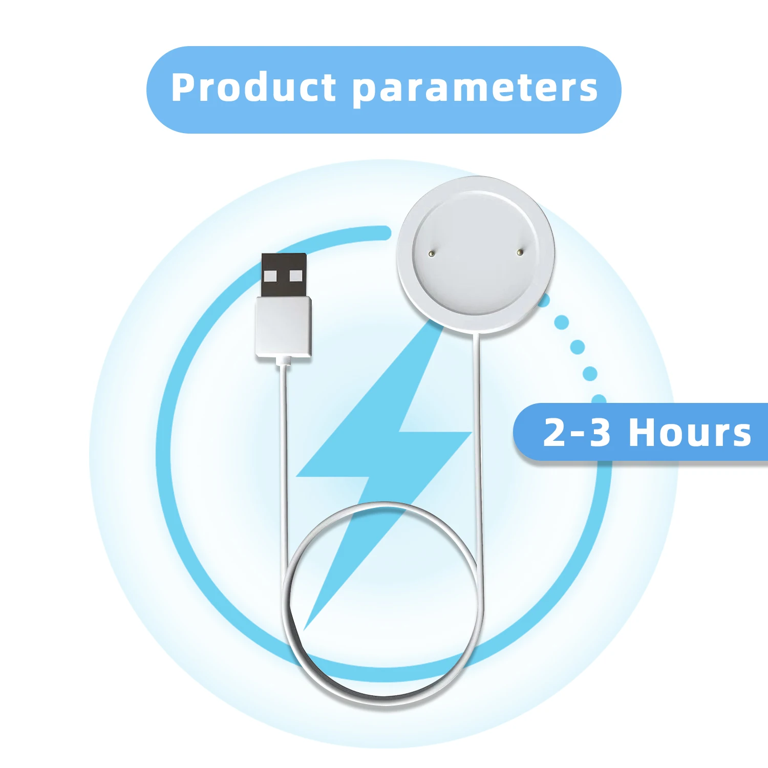 Honor replacement charger suitable for Honor GS4/GS3/watch4/5 USB smart watch charger charging cable