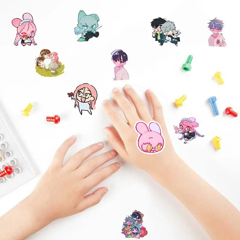 80 pièces Anime Alien scène Mizi Ivan jusqu'à Sua Cosplay autocollants dessin animé décalcomanie ordinateur portable téléphone vélo voiture autocollants imperméables cadeau