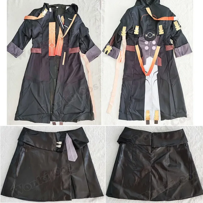 لعبة ستار السكك الحديدية تريل بليزر تأثيري زي للرجال والنساء ، مجموعة كاملة الدعاوى ، شعر مستعار ، ملابس الإناث والذكور